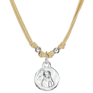 Medalla plata virgen manitas